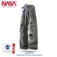 NASA WTAPS |  เสื้อยืดคู่กับกางเกงยีนส์ เซ็ตคู่ที่ทันสมัยสไตล์อเมริกัน รุ่น WTAPS