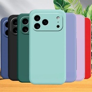 For Apple iPhone Air 17 Pro Max Shockproof Liquid Soft TPU Silicone Phone Case Accessories For iPhon