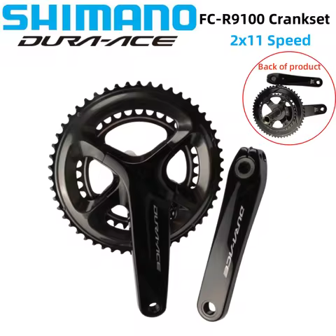 SHIMANO DURA-ACE R9100 Crankset 2x11S FC-R9100 Bicycle Chainwheel 170mm/172.5mm 50-34T/52-36T/53-39T