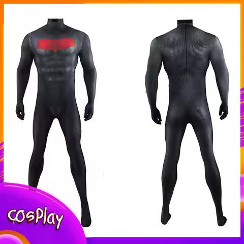 Red Hood Cosplay Costume Jason Todd Men'S Jumpsuit Batman Halloween Comic-Con Carnival Party Props P