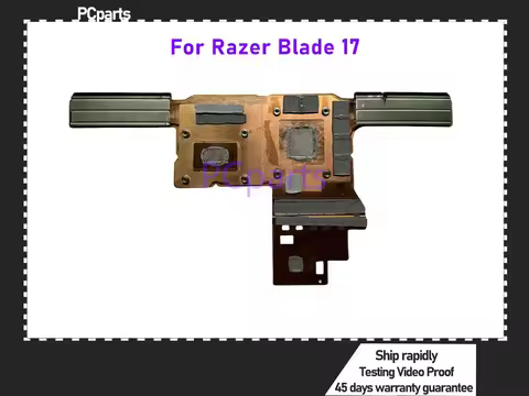 PCparts rz09-02878 For Razer Blade 17 Laptop Cooling GPU Heatsink Bracket Cooper Radiators 100% Test