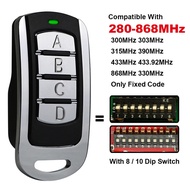 Multi Frequency 280-868MHz Remote Control Comaptible With 300MHz 303MHz 315MHz 330MHz 433MHz 868MHz 