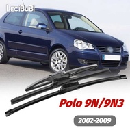 1set Front & Rear Windshield Wiper Blades Windscreen Wipers For VW Polo 9N 9N3 2002-2009 2003 2004 2