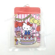 Sanrio Happy Birthday Hello Kitty Ezlink Card Holder with Keyring