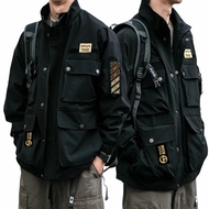 SENSOR Jaket Parka Civir Pria Dewasa / Jaket Outdoor Pria Bahan Taslan Waterproof / Jaket Parka Casu
