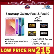 🥇Samsung Galaxy Feel&amp;Feel 2 5.6 Inch 4+32GB 4G VOLTE Gaming Smartphone Telefon Murah Original Handphone Gadget Netflix