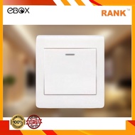 Rank Pesaro 1 Gang 1 Way Switch