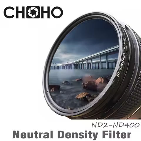 Neutral Density Filter ND2 to ND400 ND2-400 Adjustable Variable Fader ND Vario Graufilter 37 43 46 4