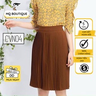 MQ BOUTIQUE above-the-knee pleated skirt, high-end office women's small pleated skirt