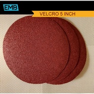 Velcro disc sandpaper 5 inch / 5" inch abrasive paper sticky paper grit 80 120 240 320 p80 p120 p240