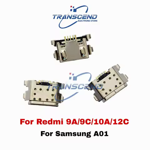10-100PCS For Xiaomi Redmi 9A 9C 10A 12C POCO C3 Samsung A01 USB Jack Charging Port Dock Plug Charge