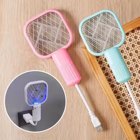 USB Mosquito Swatter Trap UV Light Mosquito Trap Portable Mosquito Killer Lamp for Picnic Camping El