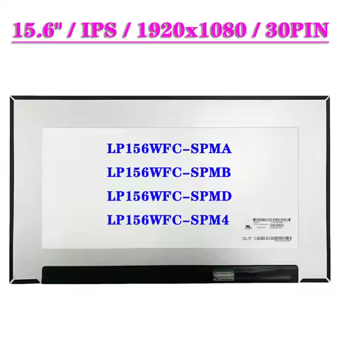 15.6" Laptop LCD Screen IPS LP156WFC-SPMA Fit LP156WFC-SPMB LP156WFC-SPMD LP156WFC-SPM4 For HP Elite