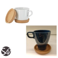 9cm uk cork coasters COCK COAT