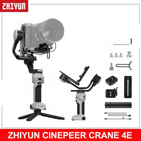 ZHIYUN CINEPEER CRANE 4E Gimbal Stabilizer 3-Axis Handheld for DSLR Mirrorless Cameras for Sony Cano