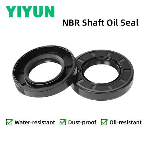 2-5PCS NBR Shaft Oil Seal Oil‑Resistant Waterproof Dust‑Proof Rubber Oil‑Sealing Gasket 20x35x7mm 20