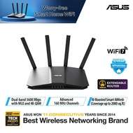 ASUS RT-BE58U Dual-band WiFi 7 (802.11be) Smart AiMesh Extendable Router, 3600 Mbps, 2.5G port, Up t