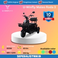 Uwinfly Maleo Sepeda Listrik Roda 3 250Kg Subsidi Garansi Resmi 10th