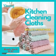 1pc Kitchen Cleaning Cloth Kitchen Towel Dishcloth Table Cleaning