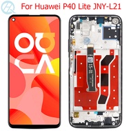 Original Nova 6 SE LCD For Huawei P40 Lite Display With Frame 6.4" P40 Lite JNY-L21 JNY-TL10 LCD Display Touch Screen Assembly