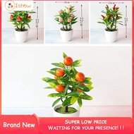 [ISHOWMAL] Artificial Bonsai Fake Plant Flower Potted Plant Home Bedroom Garden Decorative❀