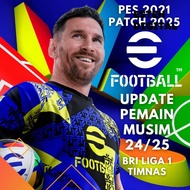 Pes 2021 EFOOTBALL PATCH 2025 SEASON 2024/25 BRI LEAGUE 1 NATIONAL TEAM PC GAME ES TEAH