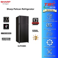 (COURIER SERVICE) SHARP SJP50MS SJP55MK 500L-550L 2-DOOR J-TECH INVERTER FRIDGE / REFRIGERATOR