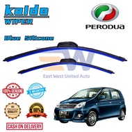 【KAIDO Silicone Wiper】Perodua Viva Silicone Wiper/Premium Quality Blue Silicone Wiper