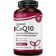 Nutravita Coenzyme Q10 Capsules Per Capsule Contains 200mg-4 Months Use, 120 Vegan High Concentratio