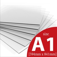 *Size A1* Arcylic Sheet/Papan Perspek/亞克力板-Grade AA