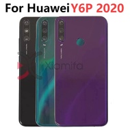 For Huawei Y6P 2020 back cover glass back cover shell