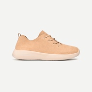 Sunnystep - Balance Runner - Sneakers in Nude Suede - Most Comfortable Walking Shoes