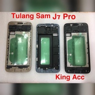 FRAME DUDUKAN LCD TENGAH SAMSUNG J7 PRO J730 ORIGINAL