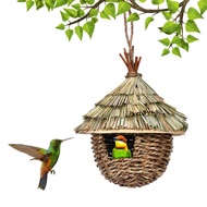 Straw Bird House Creative Hand-woven Bird Cage Garden Decoration Bird House Ecological Bird House
