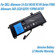 11.1V 69WH G05YJ Laptop Battery For DELL Alienware 14 A14 M14X R3 R4 Series P39G Alienware 14D-1528 