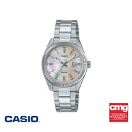 CASIO นาฬิกาข้อมือ CASIO รุ่น LTP-1302DS-4AVDF สายสเตนเลสสตีล สีมุก