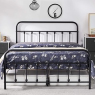 Metal Bed Frame Sturdy Frame Double or Single Bed Iron Art Bed Frames