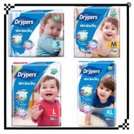 Drypers Wee Wee Dry WeeWee Dry WWD Mega Pack ( NB80 / S80 / M60 / L58 / XL50 / XXL40 )1 Pack