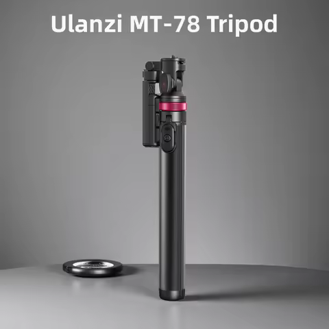 Ulanzi MT-78 Quick-Release Tripod with Cold Shoe Mount 1.85M Height for Selfie Vlogging Live Photogr