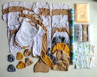 50 PCS Paket Hemat Lahiran Komplit Baju Bayi Baru Lahir Paket Hemat Brojol Baby Paket Komplit Bayi B