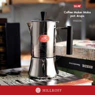 HILLKOFF : Yami YM6006 Milan Moka Pot (4 serving cups)