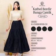 KATUN JS38ED BEAUTIFUL PREMIUM FULL EMBROIDERED BOLONG COTTON SKIRT - 319 C6