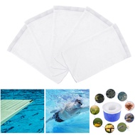 5 Pcs Swimming Pool Aquarium Fish Tank Filter Bag Mesh Net Sump Felt Sock Nylon Replacement White Filters Accessories Tool
