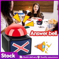 Game Answer Buzzer Alarm Button with Sound Light Trivia Quiz Got Answer Buzzer Alarm Button