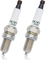 HAISHINE 2 Pack DK7RTC Spark Plugs Replace for NGK DCPR7E, Spark Plug for Champion 809/8809/OE083/RA