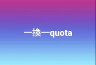 一換一quota
