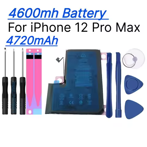 4600mAh-4720mAh High Capacity Lithium Battery For iPhone 12 Pro Max Mobile Phone Batteries
