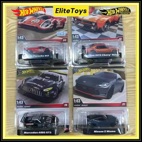 Hot Wheels Premium 2025 1:43 Mercedes-AMG GT3 Porsche 917 Custom Chevy Nova Nissan Z Nismo Diecast M