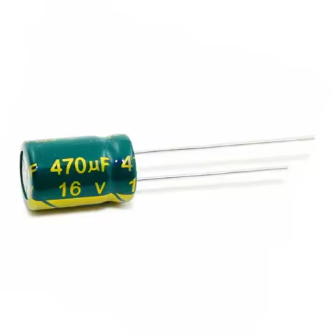 20PCS 470uF 16V Aluminum Electrolytic Capacitor 6x12mm Low ESR High Frequency 16WV 470MFD 16VDC 16V4