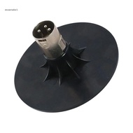 EC 8 5Cm Round Connector Base with Black Suction Cup Adapter for Love Machines